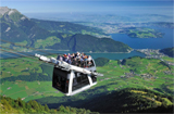Stanserhorn mit der Cabrio-Bahn