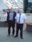 Das Dream-Team unserer Rundreise durch Irland / Nordirland! Links unser Top-Reiseleiter Hubert Strässle, kennt Irland aus dem FF, und neben ihm unser Chauffeur Martin.